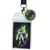 DC Comics Batman Lanyard Futuristic Tech Breakaway ID Name Badge Holder Neck Strap with 1 1/2" Rubber Charm Multicolored - 2 of 4