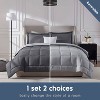 Nestl 9 Piece Reversible Comforter Set, Bed in a Bag, All in one Bed Set with Cooling Pillows - 2 of 4