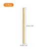 Unique Bargains Durable Material 304 Stainless Steel Straight Drinking Straw 9.49" x 0.47" (L*D) 6 Pcs - 2 of 4