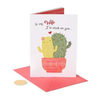 Valentine's Day Card for Wife Cacti Funny - PAPYRUS