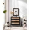 Rattan Storage Cabinet with 3 Large Drawers - 2 of 4