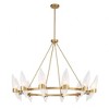 Savoy House Nouvel 12 - Light Chandelier in  Warm Brass - 2 of 4