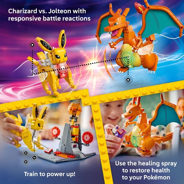 LEGO Pokémon SMART Play: Batalla Definitiva Charizard vs. Jolteon 72167 5