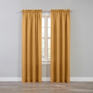 BrylaneHome BH Studio Microfiber Rod-Pocket Panel - 1 of 4