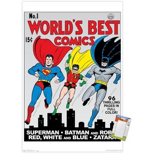 Trends International DC Comics - Batman And Robin - Worlds Best Comics - Cover 1 Unframed Wall Poster Prints - 1 of 4