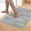 REGALWOVEN Polyester Non Slip Washable Absorbent Soft Bath Rugs - 2 of 4