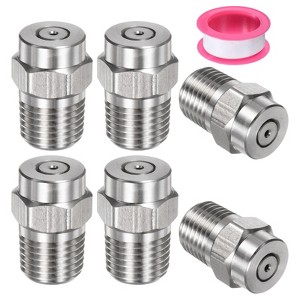Unique Bargains Stainless Steel Durable Design Universal Surface Clean Tips 6 Pcs - 1 of 4