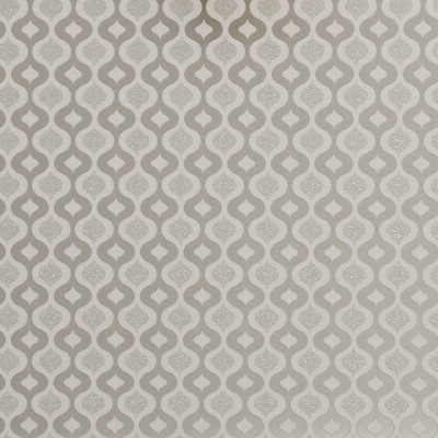 Luxe Ogee White Wallpaper
