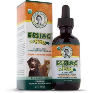 Essiac for Pets USDA Organic Daily Drops | Alcohol Free Concentrated Herbal Formula for Dogs & Cats | Immune & Detox Support, 2oz - 1 of 4