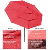 Yescom 11 Ft 3 Tier Patio Umbrella with Crank Handle Push to Tilt   Backyard - 4 of 4