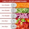 Commercial Food Processor, Stainless Steel Electric Vegetable Slicer for Hotel Kitchen Restaurant - 4 of 4