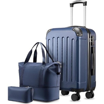 Carry On Luggage with Spinner Wheels,Lightweight Hardside Suitcase with TSA Lock,Airline Approved,Quick-Boarding