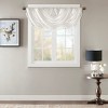 MAYEERTY Faux Silk Waterfall Embellished Valance - 2 of 4