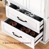 KTMBDW 71" Kitchen Pantry Storage Cabinet, with 2 Doors, Drawer, 3 Adjustable Shelves, Freestanding Cupboard for Dining Room Living Room - 4 of 4