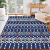 Coucheta Machine Washable Rug Non-Slip Low Pile Vintage Runner for Hallway Kitchen Entryway,  Multi-Color & Size - 2 of 4