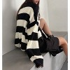 ITAFIT Black and White Striped Knit Sweater - 4 of 4