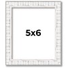 PosterPalooza | Photo Size Textured White Picture Frame - UV Acrylic, Foam Board Backing, Hanging Hardware - 2 of 4