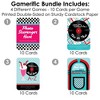 Big Dot of Happiness 50’s Sock Hop - 4 1950s Rock N Roll Party Games - 10 Cards Each - Gamerific Bundle - 3 of 4