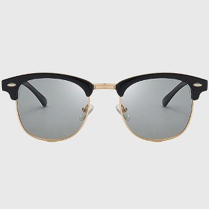 Anna-Kaci Men's Polarized Clubmaster Sunglasses - Metal & PC Frame Retro Style Shades - 1 of 4