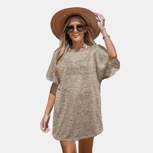 Women's Back Cutout Dolman Sleeve Cover-Up Dress - Cupshe - 1 of 4
