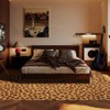 Modern Animal Print Rug, Bohemian Leopard Print Carpet, Washable, Non-Slip, Non-Shedding, for Living Room, Office, Dormitory, Bedroom - 3 of 4