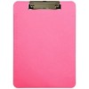 JAM Paper 9" x 12 1/2" Plastic Clipboards with Low Profile Metal Clip - Letter Size - 2 of 4