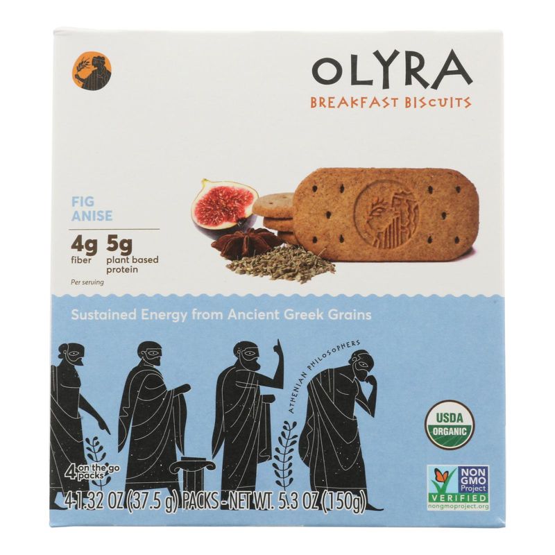 Olyra Fig Anise Breakfast Biscuits - Case of 6/5.3 oz, 2 of 8