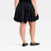 Women's Embellished Buddle Mini Skirt - A New Day™ Black - 2 of 3