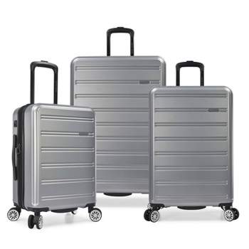  Travel Select Snow Creek Matte 3pc Hardside Spinner Luggage Set with USB Port