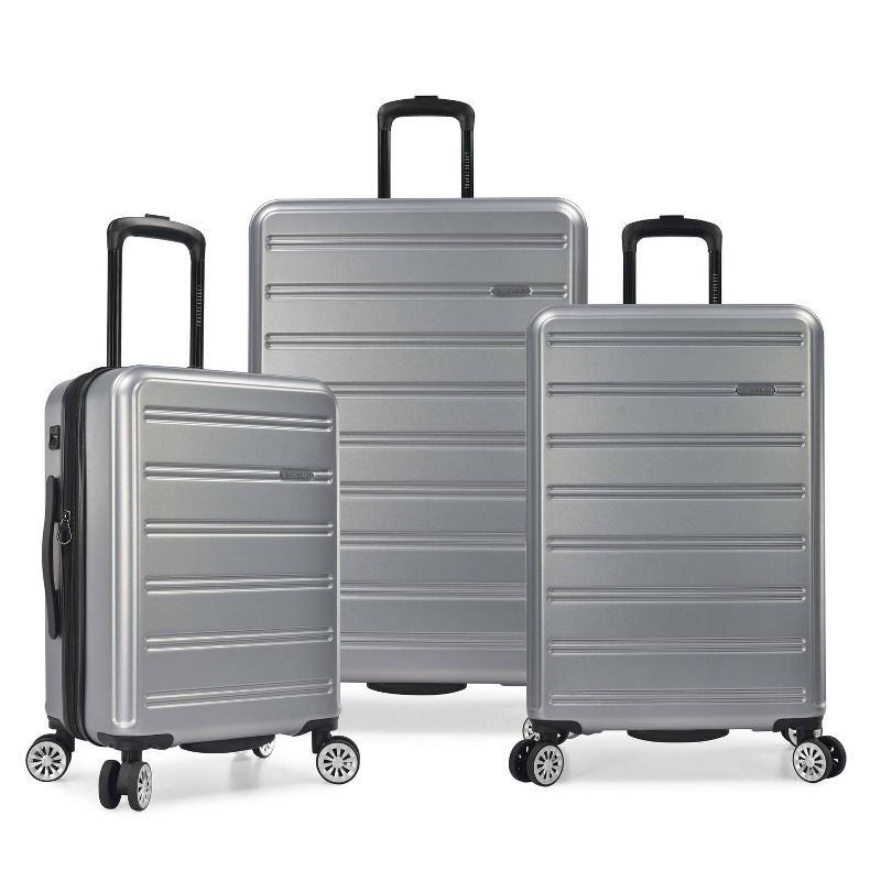  Travel Select Snow Creek Matte 3pc Hardside Spinner Luggage Set with USB Port, 1 of 19