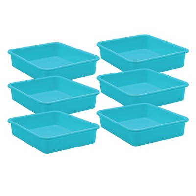 School Smart Plastic Paint Trays, 6-1/2 X 6-1/2 Inches, Pack Of 10 : Target