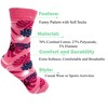 Women’s Combed Cotton Crew Socks – 6 Pairs, Colorful Soft & Breathable, Shoe Size 5-10, Moisture-Wicking - 2 of 2