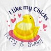 Easter I Like My Chicks Fluffy and Sweet Women's T-Shirt White - 2 of 4