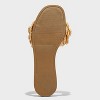 Women's Coco Raffia Flower Slide Sandals - A New Day™ Tan - 4 of 4