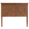 Baxton Studio Yorick Classic and Traditional Ash Walnut Finished Wood Queen Size Headboard - 3 of 4