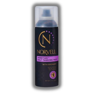 Norvell Venetian Self Tanning Mist w/ Bronzer | Cool Brown Bronzer w/ Violet Undertones | Patented VIO-7 Anti-Orange Formula (7 oz). - 1 of 2