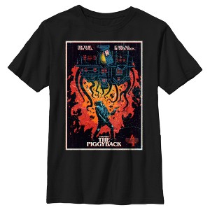 Boy's Stranger Things Retro Piggyback Poster T-Shirt - 1 of 4