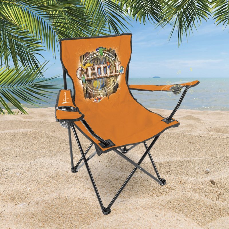 Margaritaville Camp Folding Chair with Waterproof Wireless Speaker, 2 of 9