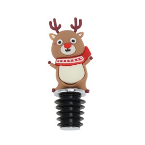 Unique Bargains Star Top Large Silicone Ring Christmas Tree Stopper Aluminum Alloy TPE 1 Pc - 1 of 3