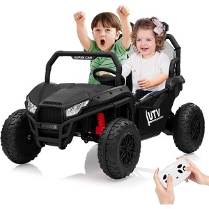 24V  Ride-On UTV for 2 Kids - 400W Electric Truck with Remote Control, 4.5MPH Max Speed, Four-Wheel Suspension & Music - 1 of 4