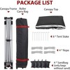 Outdoor Tent, Portable Coating Tent 10 x 10 ft, Picnic Tent, Folding Canopy Tent with Hand Bag, Waterproof Windproof UV Protection Tent, Black - 4 of 4