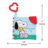 Peanuts Snoopy 5" Inch Soft Activity On the Go Teether Book Toy - 4 of 4