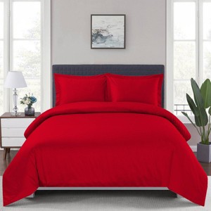 Egyptian Linens Bamboo Viscose Duvet Cover Set - 1 of 4