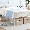 Bed Frame with Headboard and Footboard Featuring Iron Heart Design, Platform Bed for Boys and Girls, No Box Spring Needed, Easy Assembly - 4 of 4