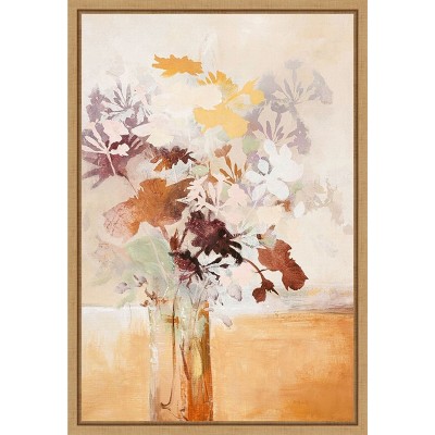 Amanti Art Pastel Flower 1 by Design Fabrikken Canvas Wall Art Print Framed 16 x 23-in.