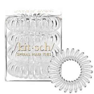 Kitsch Spiral Hair Ties, Coil Hair Ties, 4 Pack - 1 of 4