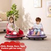 Costway 12V Kids Electric Ride On Bumper Car Battery Powered Bumper Car with Remote Control Pink/Red/Purple/Navy - 2 of 4