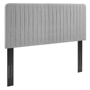 Modway Milenna Channel Tufted Upholstered Fabric King/California King Headboard - 1 of 4