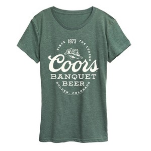 Women's - Coors - Banquet Beer Short Sleeve Graphic T-Shirt - 1 of 4