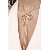 Bow Organica Bolo Necklace - Ettika - 2 of 4